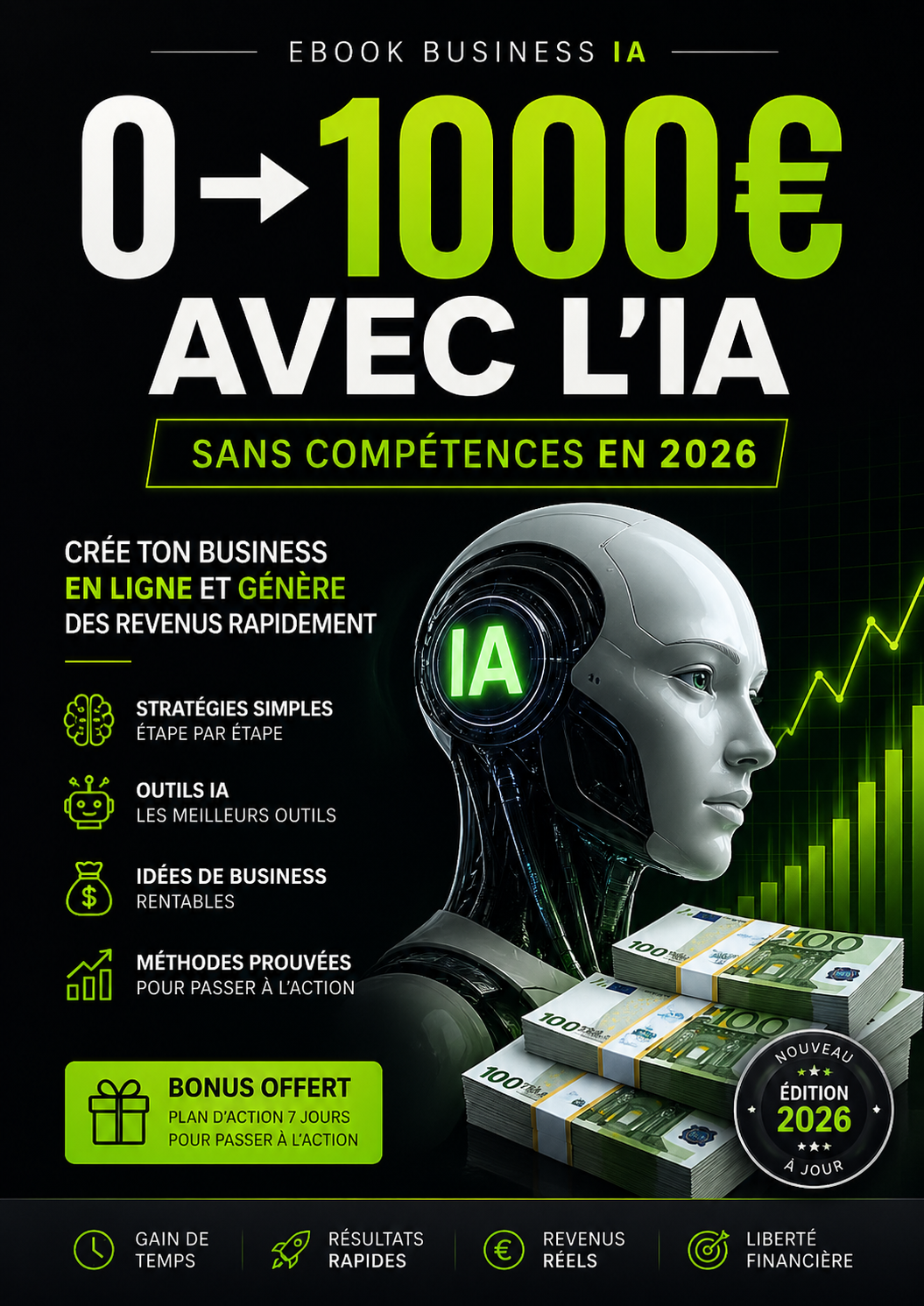 AI Business Ebook: From $0 to $1,000/Month (Even With No Experience) (English)